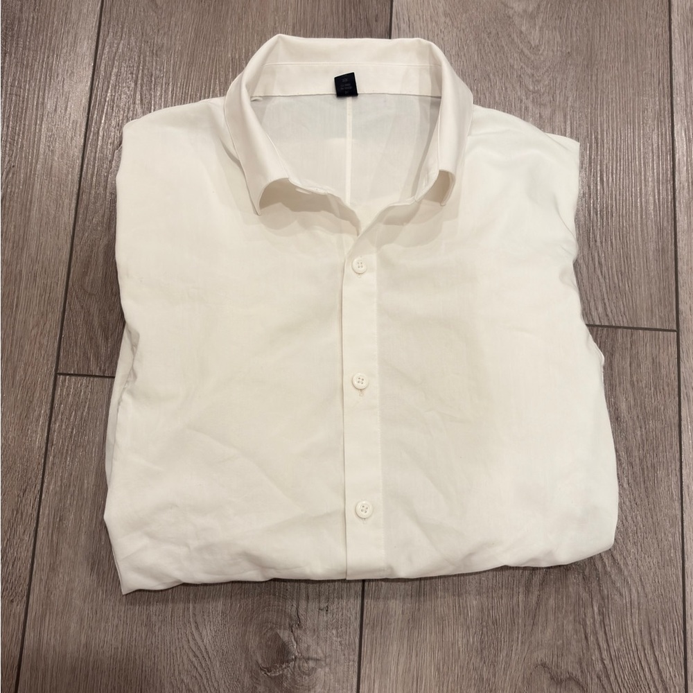 Lululemon New Venture White Men's Shirt S Small Slim - Picture 4 of 7